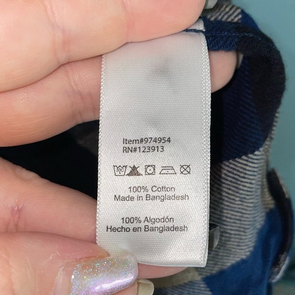 Jachs Plaid Flannel Button Down Shirt Size Medium - Picture 7 of 8